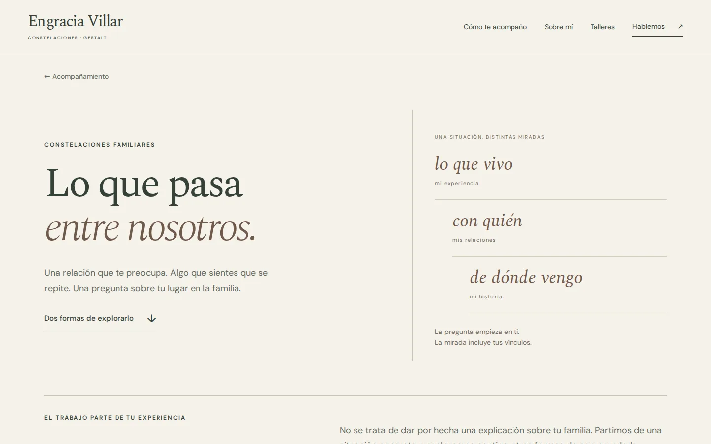 Engracia Villar · Constelaciones y Gestalt — captura del proyecto 5