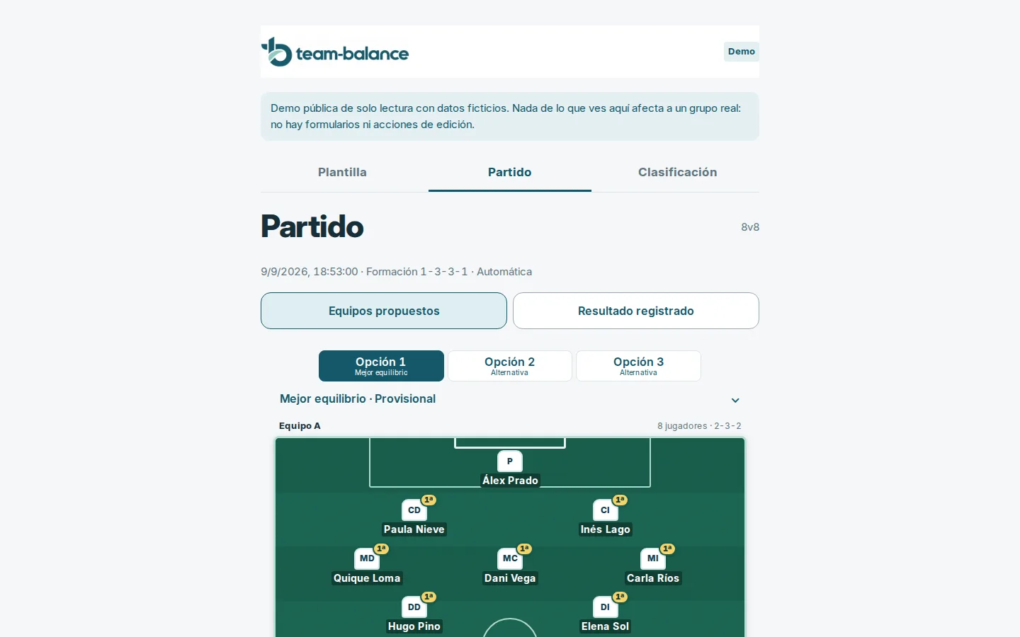 team-balance · Equilibra — captura del proyecto 2